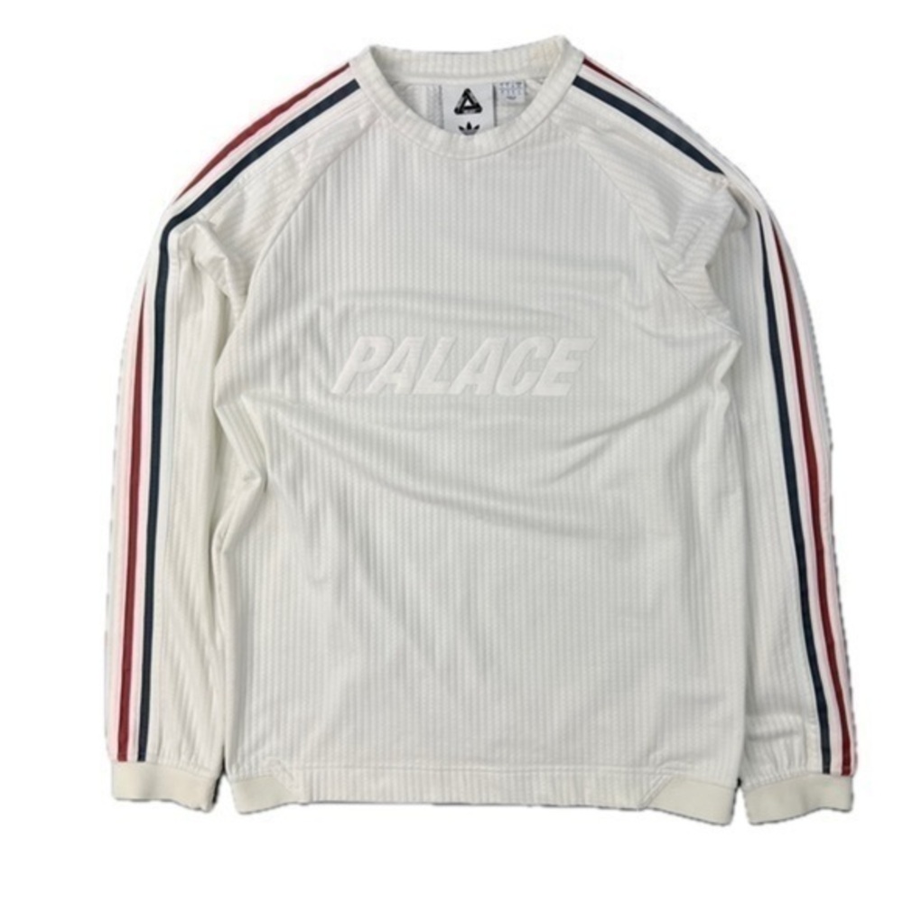 PALACE Adidas Fall 20 Spell Out White Sweatshirt